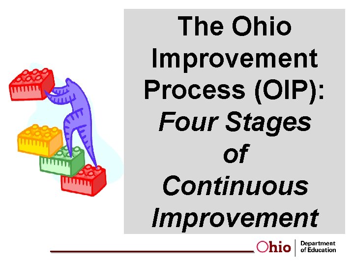 The Ohio Improvement Process (OIP): Four Stages of Continuous Improvement 