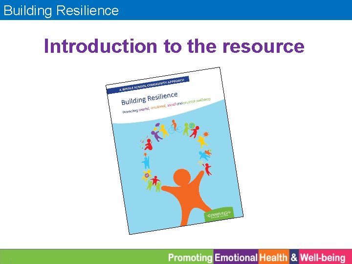 Building Resilience Introduction to the resource 