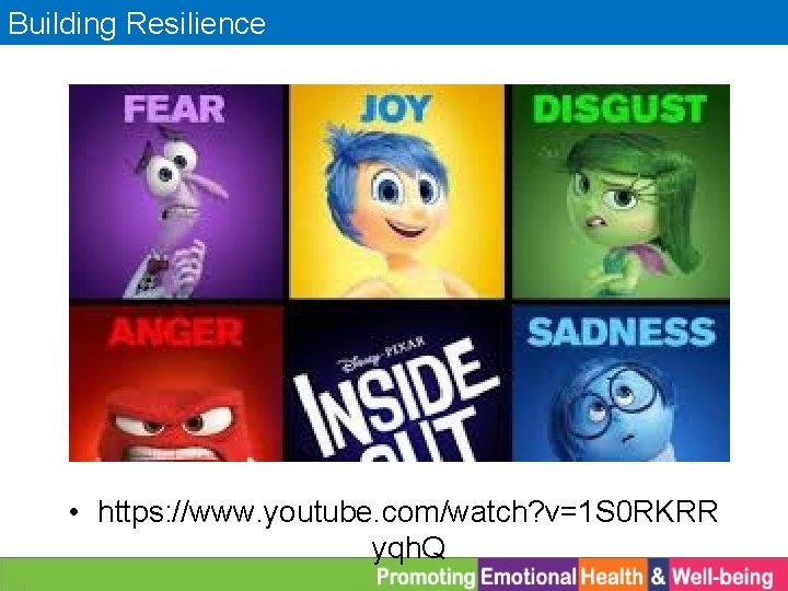 Building Resilience • https: //www. youtube. com/watch? v=1 S 0 RKRR yqh. Q 