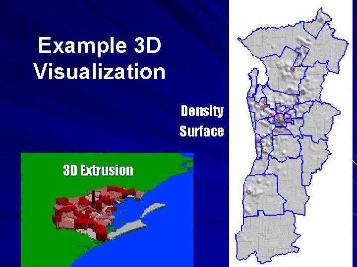 Example 3 D Visualization Density Surface 3 D Extrusion 