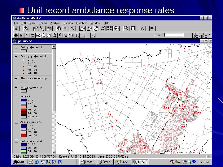 Unit record ambulance response rates 