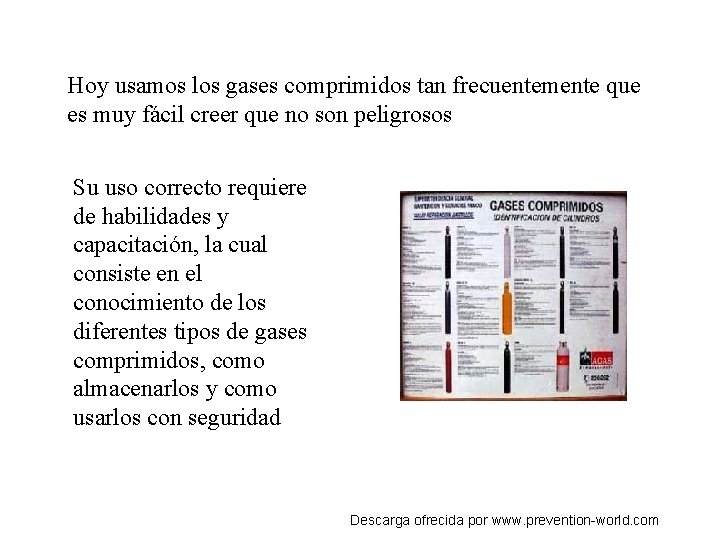 Hoy usamos los gases comprimidos tan frecuentemente que es muy fácil creer que no