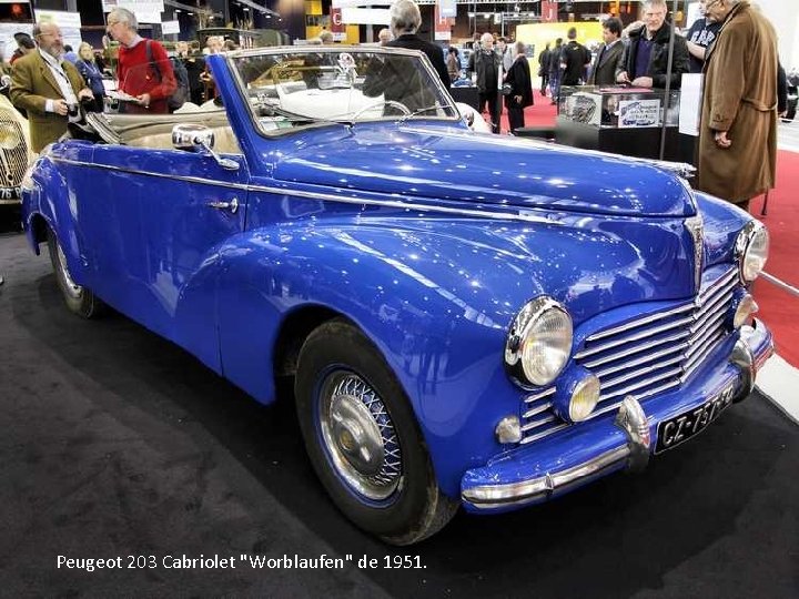 Peugeot 203 Cabriolet "Worblaufen" de 1951. 