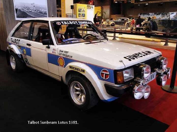 Talbot Sunbeam Lotus 1981. 