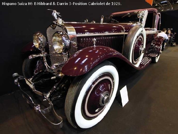 Hispano Suiza H 6 B Hibbard & Darrin 3 -Position Cabriolet de 1929. 