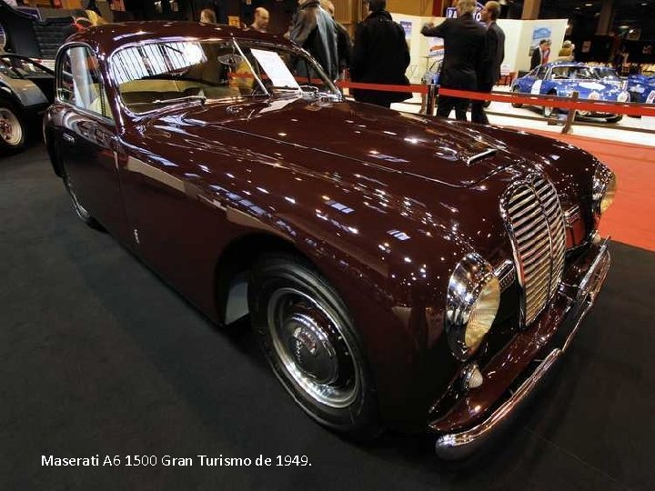 Maserati A 6 1500 Gran Turismo de 1949. 