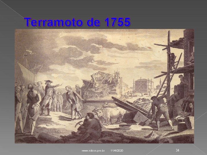 Terramoto de 1755 www. nilson. pro. br 11/4/2020 34 