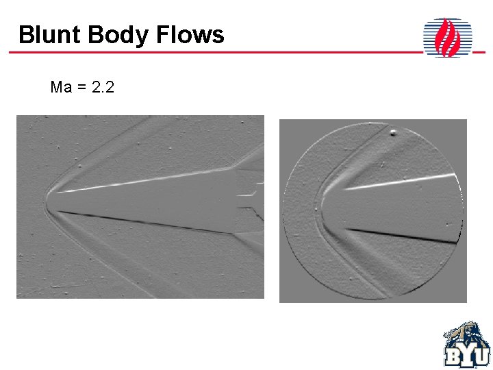 Blunt Body Flows Ma = 2. 2 