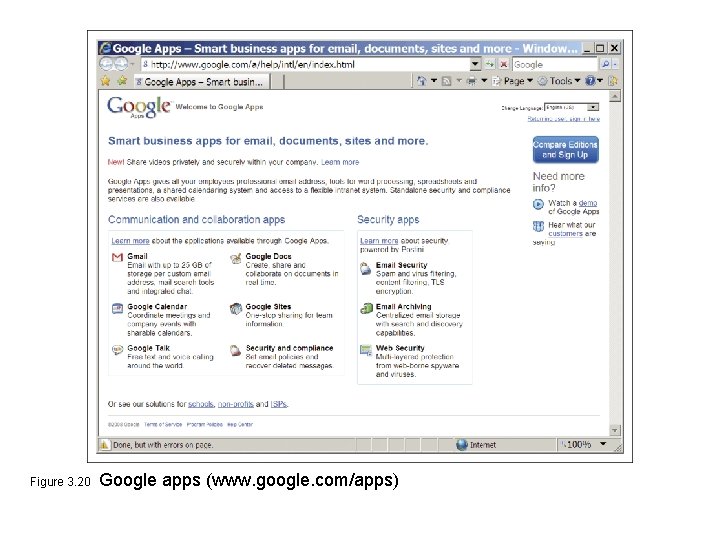 Figure 3. 20 Google apps (www. google. com/apps) 