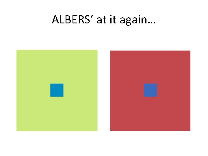ALBERS’ at it again… 