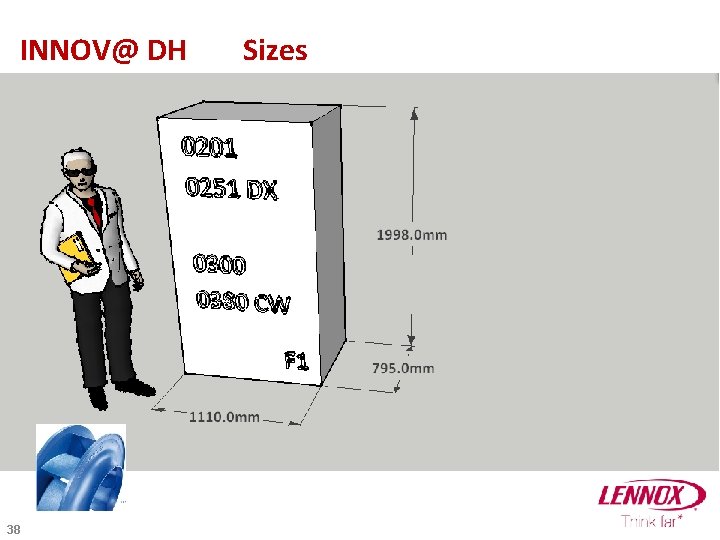 INNOV@ DH 38 Sizes 