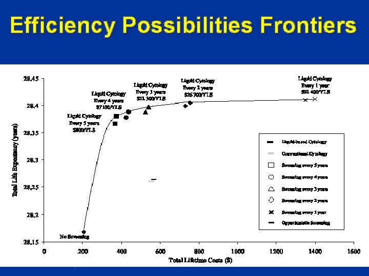 Efficiency Possibilities Frontiers Awad MATARIA, Ph. D. Economic Evaluation – Jan. 22 nd, 2009