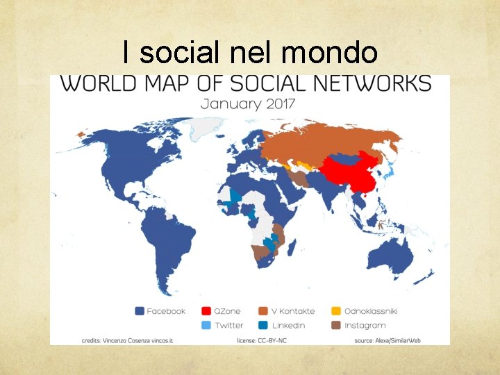 I social nel mondo 