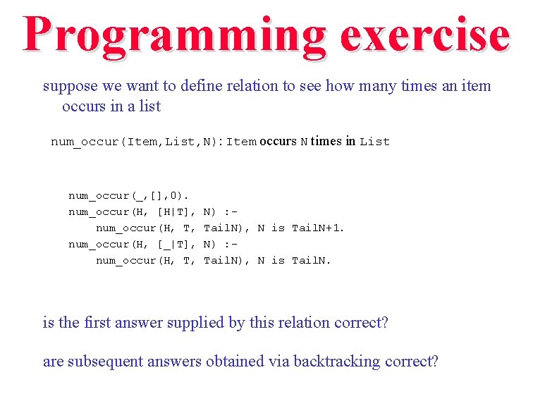 Programming exercise suppose we want to define relation to see how many times an
