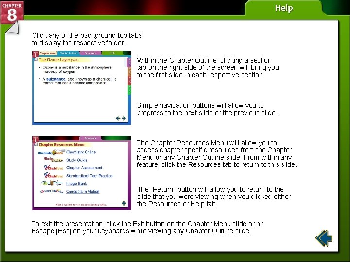 Click any of the background top tabs to display the respective folder. Within the Click any of the background top tabs to display the respective folder. Within the