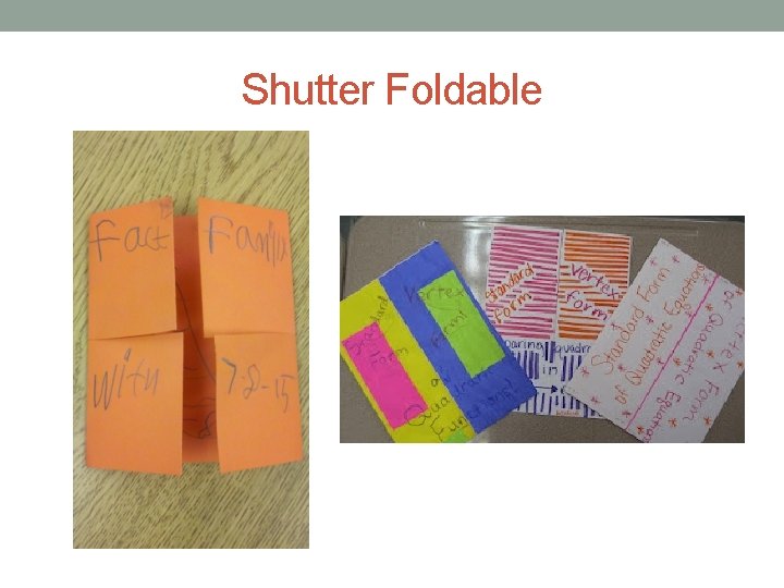 Shutter Foldable 