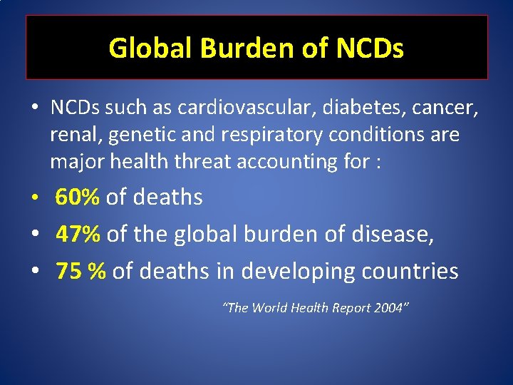 Non Communicable Diseases NCDs In Kuwait Dr Yousef