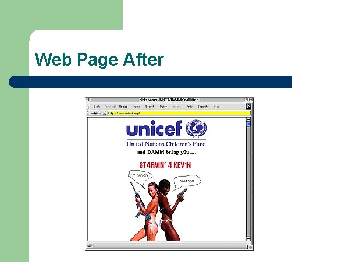 Web Page After 