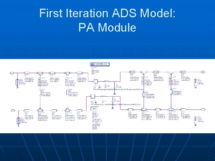 First Iteration ADS Model: PA Module 