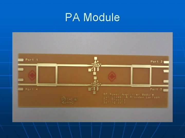 PA Module 