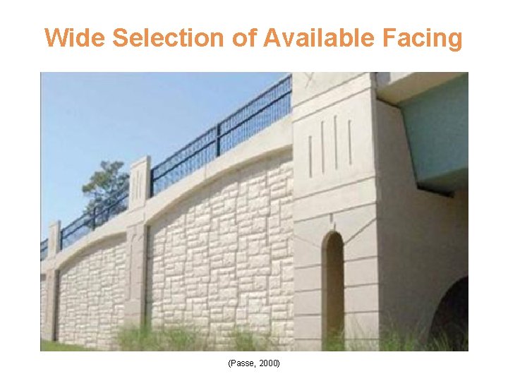 Wide Selection of Available Facing (Passe, 2000) 