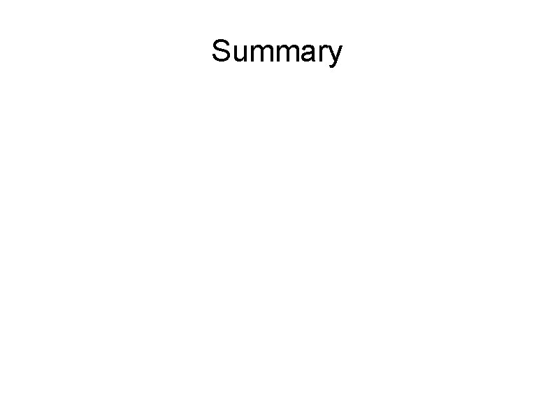 Summary 