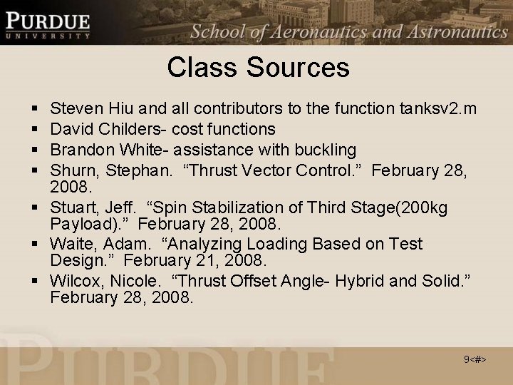 Class Sources § § Steven Hiu and all contributors to the function tanksv 2.