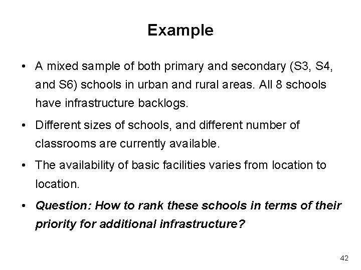 Example • A mixed sample of both primary and secondary (S 3, S 4,