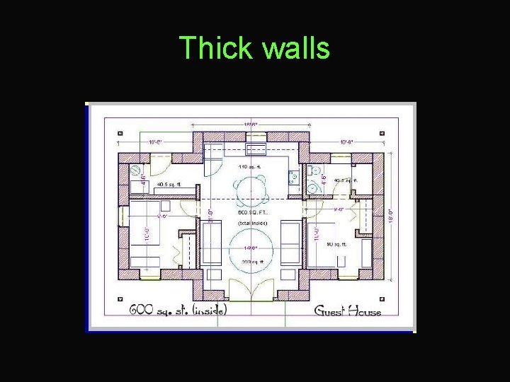 Thick walls 