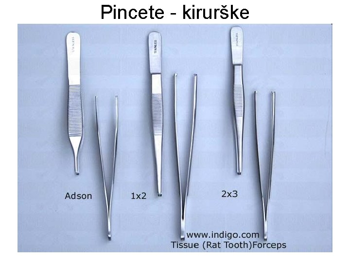 Pincete - kirurške 