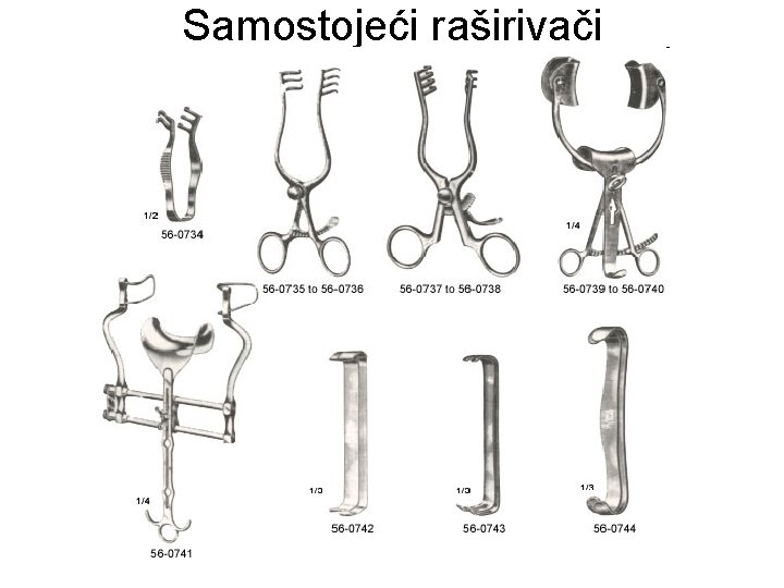 Samostojeći raširivači 