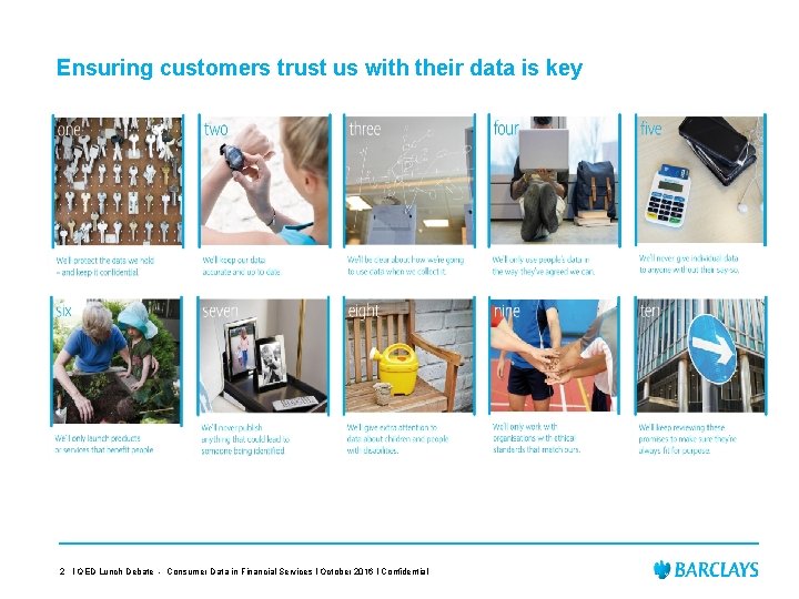 Ensuring customers trust us with their data is key 2 I QED Lunch Debate