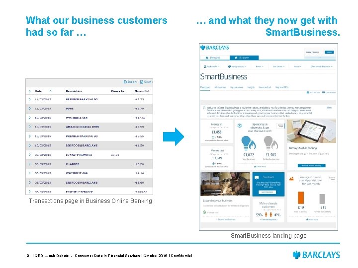 What our business customers had so far … … and what they now get