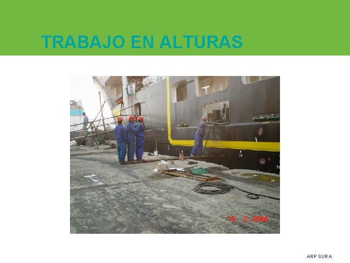 TRABAJO EN ALTURAS ARP SURA 