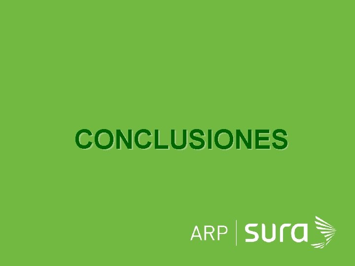 CONCLUSIONES ARP SURA 