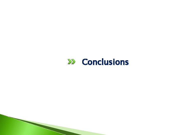 Conclusions 