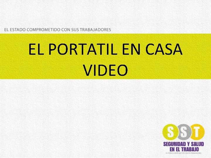 EL PORTATIL EN CASA VIDEO 