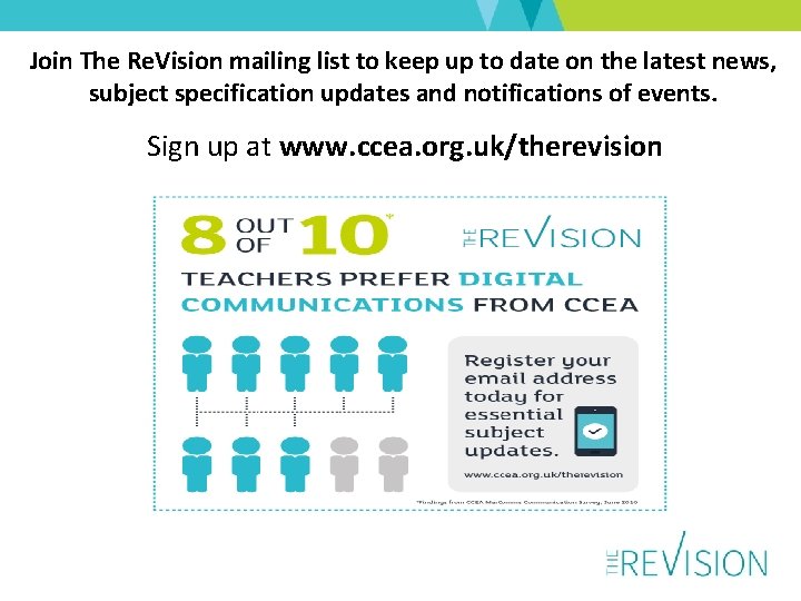 Join The Re. Vision mailing list to keep up to date on the latest