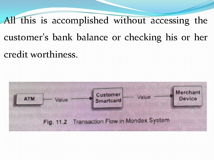 All this is accomplished without accessing the customer’s bank balance or checking his or