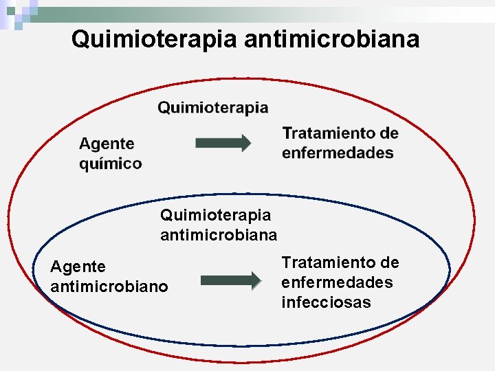 Quimioterapia antimicrobiana Agente antimicrobiano Tratamiento de enfermedades infecciosas 