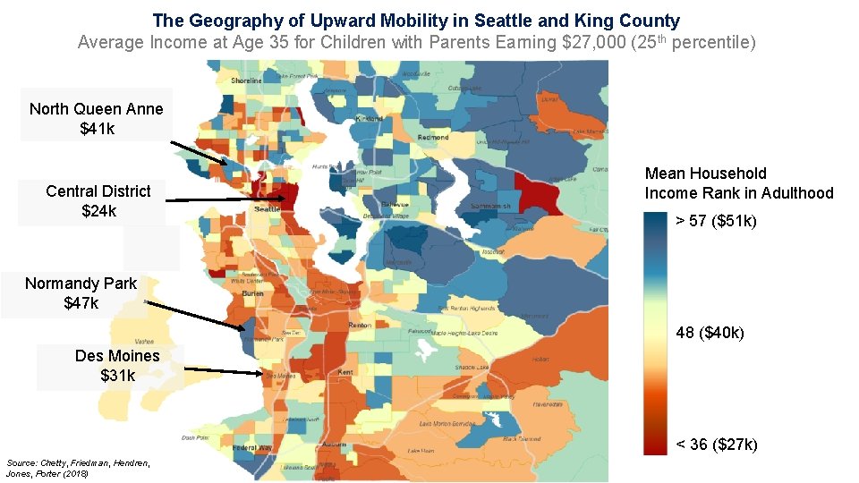 The Geography of Upward Mobility in Seattle and King County Average Income at Age