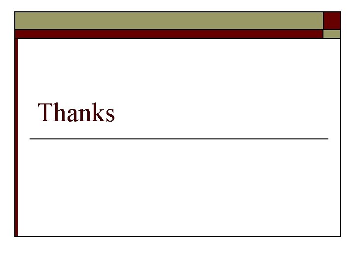 Thanks Thanks