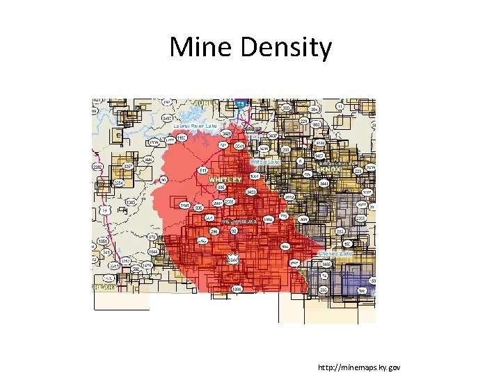 Mine Density http: //minemaps. ky. gov 