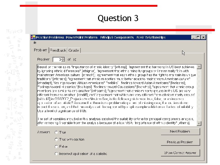 Question 3 Question 3