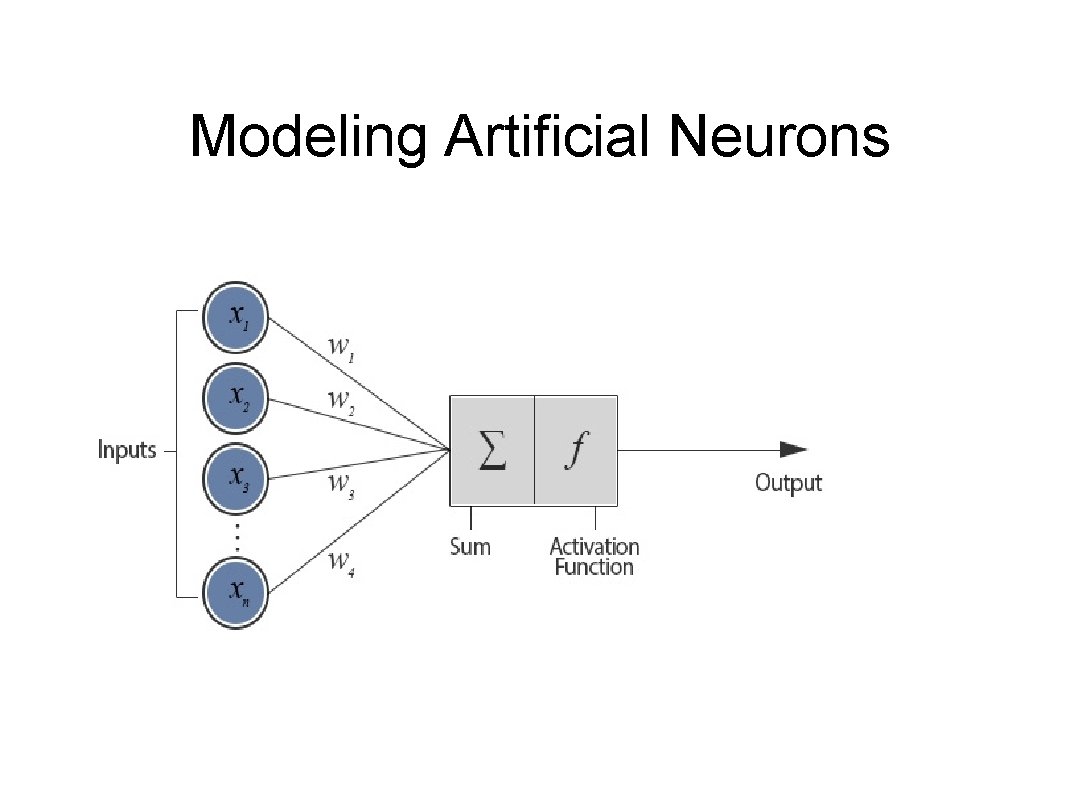 Modeling Artificial Neurons 
