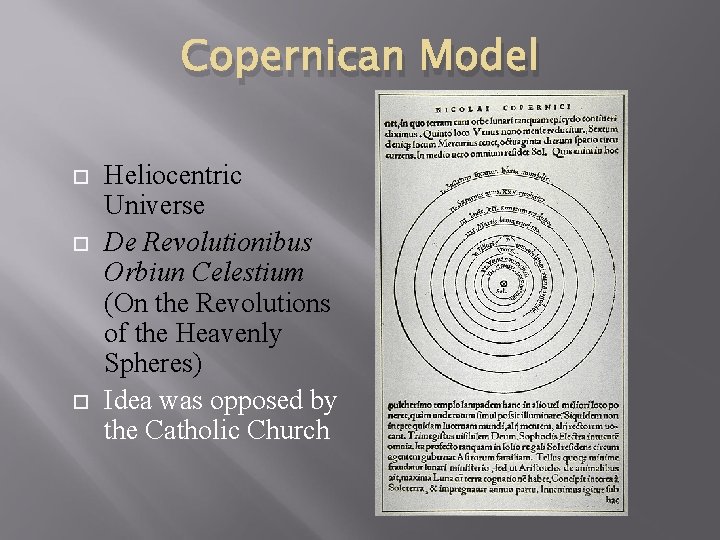 Copernican Model Heliocentric Universe De Revolutionibus Orbiun Celestium (On the Revolutions of the Heavenly Copernican Model Heliocentric Universe De Revolutionibus Orbiun Celestium (On the Revolutions of the Heavenly