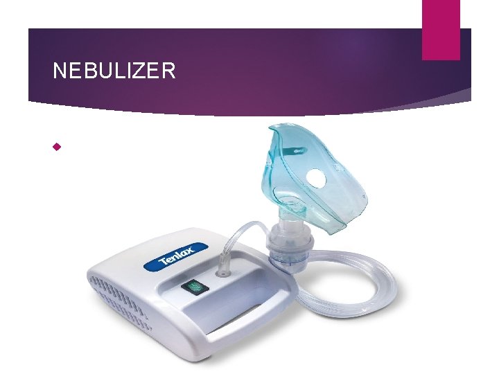 NEBULIZER 0. 5 ml of salbutamol in 1. 5 cc of normal saline 