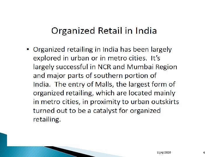 Hand carts and pavement venders FDI POLICY ON RETAILING IN INDIA FDI a) up