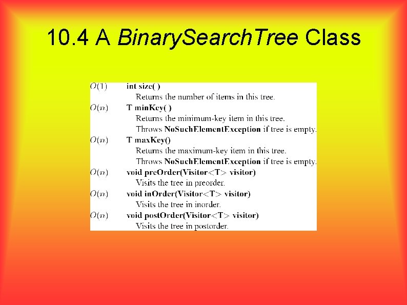 10. 4 A Binary. Search. Tree Class 