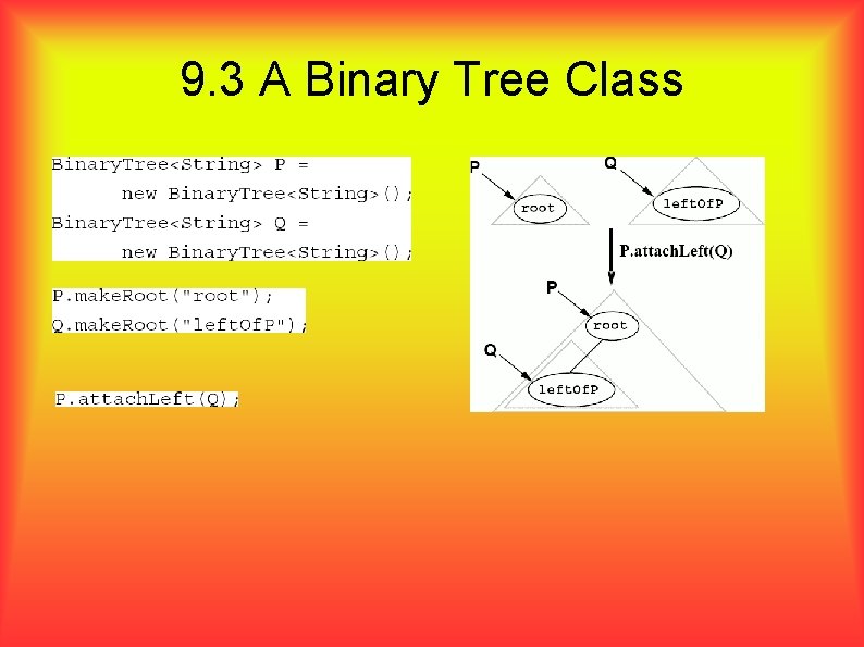 9. 3 A Binary Tree Class 